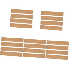 5 Sätze Selbstklebende Korkstreifen Wandfliesen Aus Korkplattenfilz Korken Korktapete Dekorative Korkplatten Für Wände Dreifach Gefaltete Plakatwand Light Brown 4 Stücke * 5