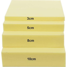 Hochdichtes Schaumstoff-Bankkissen, Ersatzpolster für Bodenmatratze, Sitz, extra lang, 60/150/180/200 cm, Schaumstoffpolsterung