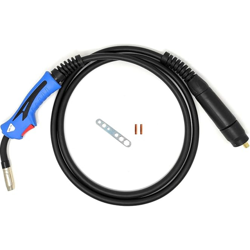 ELCAN AK15 - MB15 Welding Torch with 3 m Hose Pack, Professional Welding Accessories for MIG MAG Inert Gas Welding Machines with Euro Central Connection (MB15 Burner)