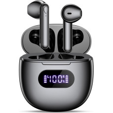 Wireless Earbuds, V5.3 Bluetooth Headphones, 48H Playtime, LED Display, Wireless Headphones, HiFi Stereo Deep Bass Bluetooth Headphones, IPX7 Waterproof Earbuds with Built-in Microphone for