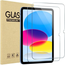 ProCase 2 Stück Schutzfolie für iPad 10. Generation 10,9 Zoll 2022, 9H Gehärtetes Glas für iPad 10th Bildschirm Screen Protector Folie Schutzglas Displayschutzfolie –Klar