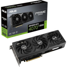 ASUS Prime GeForce RTX 4070 Ti SUPER OC Edition 16 GB GDDR6X žaidimų vaizdo plokštė (NVIDIA RTX4070 DLSS3, PCIe 4.0, 1 x HDMI 2.1a, 3 x DisplayPort 1.4a, PRIME-RTX4070TIS-O16G) + Indiana Jones