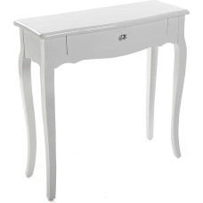 Mimma Versa 21260002 Entrance Table, Wood, white, 80 x 30 x 80 cm