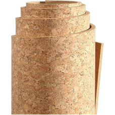 QNDUGJFER Korktafelrolle, Korkpapierrolle, Selbstklebende Korktafel, Korkpapierbögen, natürliche Korkfliesen zum Anzeigen von Bildern, Message Vision Board (dydis: 122 x 246 x 0,8 cm)