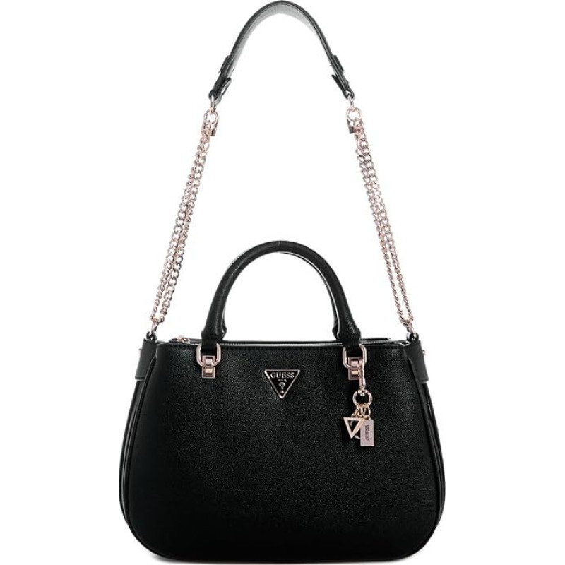 GUESS Fedora Shoulder Satchel Black, black