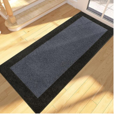 FCSDETAIL Dirt Trapper Mat Indoor 60 x 180 cm, Non-Slip Doormat, Washable Door Mat, Runner Rug for Dogs, Entrance, Kitchen & Hallway