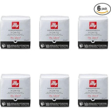 illy Set of 6 packs of coffee capsules iperespresso forte full-bodied roast 18 pz.
