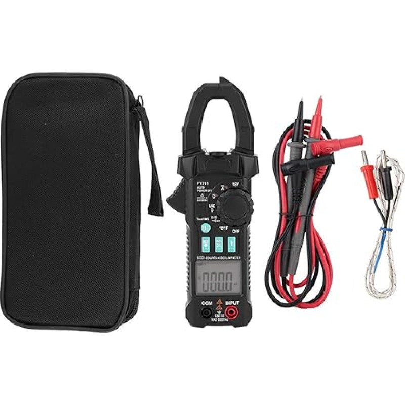 EVTSCAN FY219 Digital Clamp Meter with Dual Display AC/DC Portable Voltage Current Meter