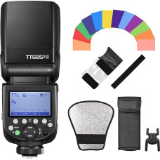 Godox Thinklite TT685IIS TTL Speedlite Speedlight 2.4G belaidžio blykstės fotoaparato GN60 didelės spartos 1/8000s pakeitimas, skirtas Sony A77II A7RII A7R A7R A58 ILCE6000L fotoaparatams