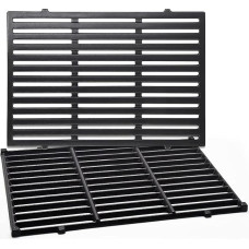 7638 Cooking Grate for Weber Spirit 300 Series, 44.5 x 30 cm Cast Iron Grate for Spirit E310 E320 E330 SP310, Grill Accessories for Weber Genesis Silver B/C, Grate Replacement Parts for Weber II 300