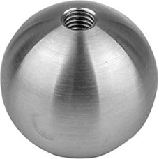 Edelstahl perforiert Ersatzkugeln, Edelstahl-Gewindekugel, 5 Stück Kugel mit halber Gewindetiefe, Kugel mit M15-Gewinde und halbem Loch, 2 mm bis 8 mm halbes Loch-M15 * 8 mm (Color : 4 mm)