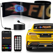 Devil Eyes Light for Cars LED Eyes for Trucks, Devil Eyes Lights for Cars, Programmable Flex Car LED Display for Car, Truck, Shop, DIY Dynamic LED Advertising