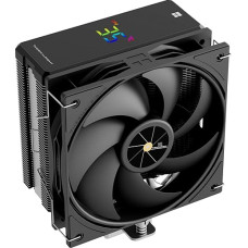 Thermalright Assassin X 120R Digital Black CPU Cooler, Digital Screen Top Cover, TL-P12 PWM Quiet Fan CPU Air Cooler, Support AM4/AM5, Intel LGA1851/1700/1150/1151/1200