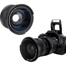 52 mm Fisheye Lens, Universal 0.35x Wide Angle Camera Lens with Caps for/for/for Minolta/for Pentax SLR and Digital Cameras