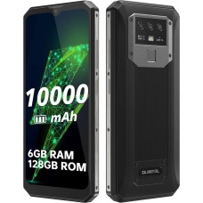 OUKITEL 10000 mAh baterijos išmanusis telefonas be sutarties K15 Pro, P60 6GB + 128GB, 12MP triguba kamera, 18W greitas įkrovimas + įkrovimas, 