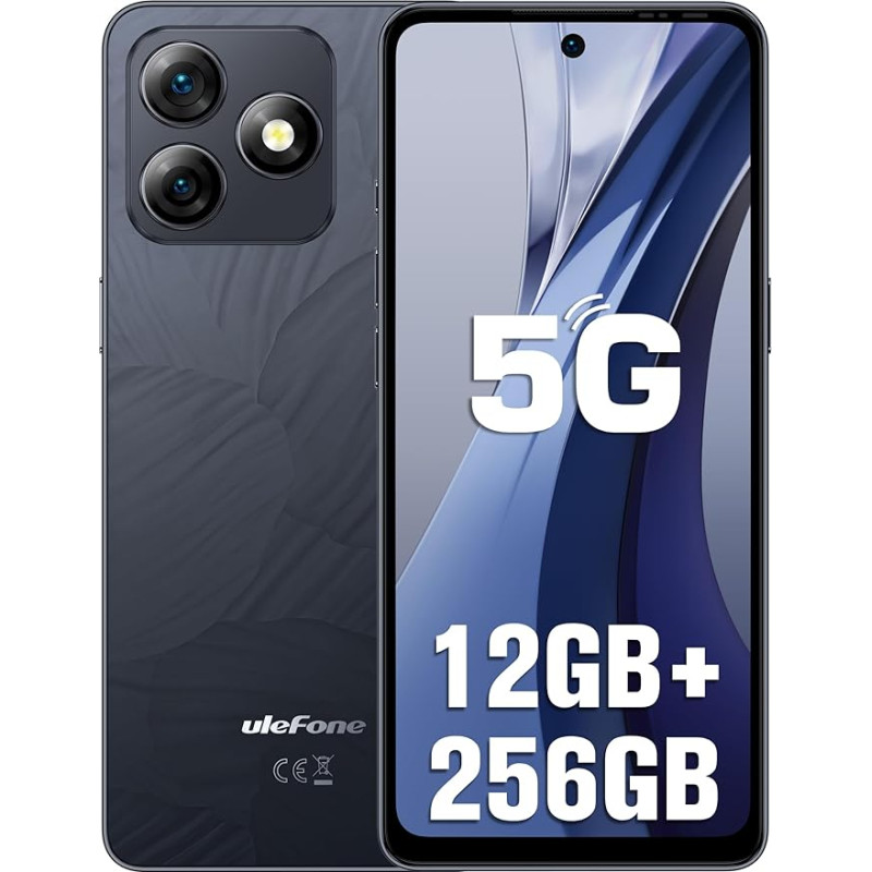 Ulefone Note 18 Ultra 5G mobilusis telefonas be sutarties, 12GB + 256GB/2TB išplėsti 