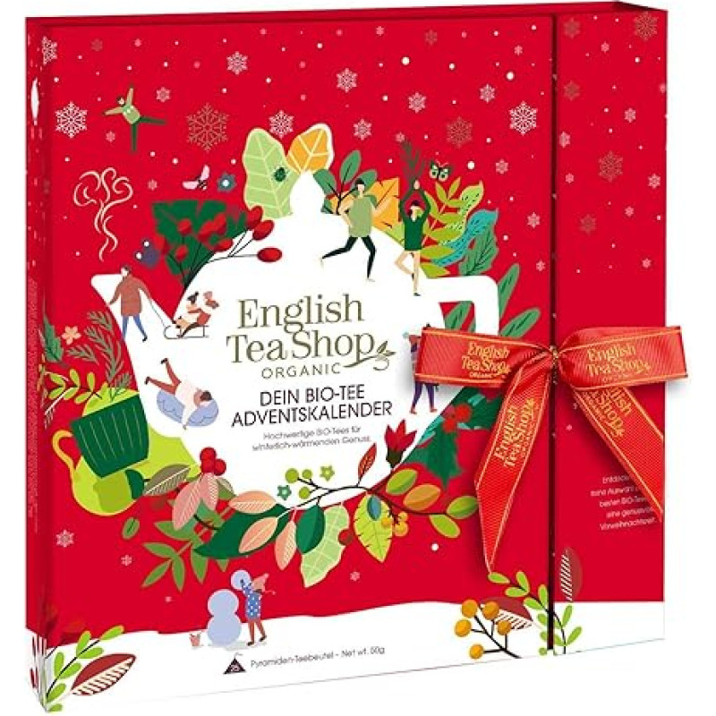 ETS Premium Tea Advent Calendar with Bow 