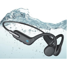 BEARTAIN Bone Sound Headphones Bluetooth 5.3 Swimming Headphones Underwater IP68 Swimming Waterproof Headphones Wireless for MP3 Built-in 32GB Memory Perfect for Swimming Running