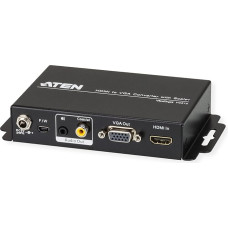 Aten VC812-AT-G Konverter (HDMI auf VGA), schwarz