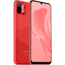 Ulefone 4G Smartphone without Contract, Note 6(P), 8.5 mm Ultra Thin Dual SIM Mobile Phone, 6.1 Inch HD+ Screen, 3 Card Slot Design, Android 11 Go, 2GB + 32GB, 8MP + 5MP Camera, Face Unlock GPS Red