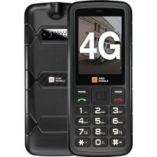 AGM M9 Outdoor Mobile Phone without Contract, 4G, 2.4 Inch Colour Display, Robust, All Carriers, Waterproof (IP68/69K, Shockproof, Dual SIM, Button Mobile Phone, 1000 mAh Battery, FM Radio, Torch,