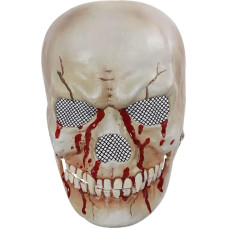 eBoutik - Scary Horror Halloween Skull Movable Mouth Mask - Adult Costume Skeleton Costume for Cosplay