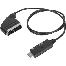 HDMI to SCART Converter, HD to Scart Cable, Support PAL NTSC HD to Scart Converter Adapter Cable for TV, VHS VCR DVD Recorder