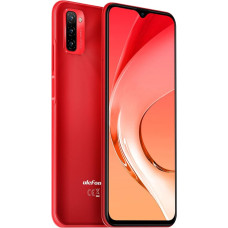 Ulefone Note 12 Smartphone without Contract, 4GB + 128GB, 7700mAh Solid Battery Dual SIM 4G Mobile Phone, 6.82 Inch HD+, 3 Card Slot Design, Android 11, 13MP Triple Camera, Face Unlock GPS Red