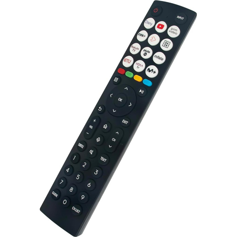 VINABTY Replacement Remote Control Suitable for Hisense QLED TV 75E7KQ PRO 65E7KQ PRO 55E7KQ PRO 75E7KQ PRO; 75E77KQ PRO; 75E78KQ PRO; 75E79KQ PRO; 75E7KQTUK PRO; 75E77KQTUK PRO