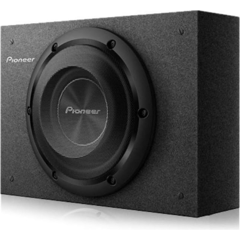 Pioneer TS-A2000LB Passive Subwoofer, Powerful Enclosure Subwoofer with 700 W Maximum Power, 20 cm, IMPP Membrane, Black, Continuous Output Power 250 W