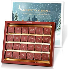 Chocolate Messenger - The Chocolates Advent Calendar 2023 with 24 Exclusive Chocolates without Alcohol - The Elegant Christmas Gift for Him and Her (Classic and Alcohol-Free)