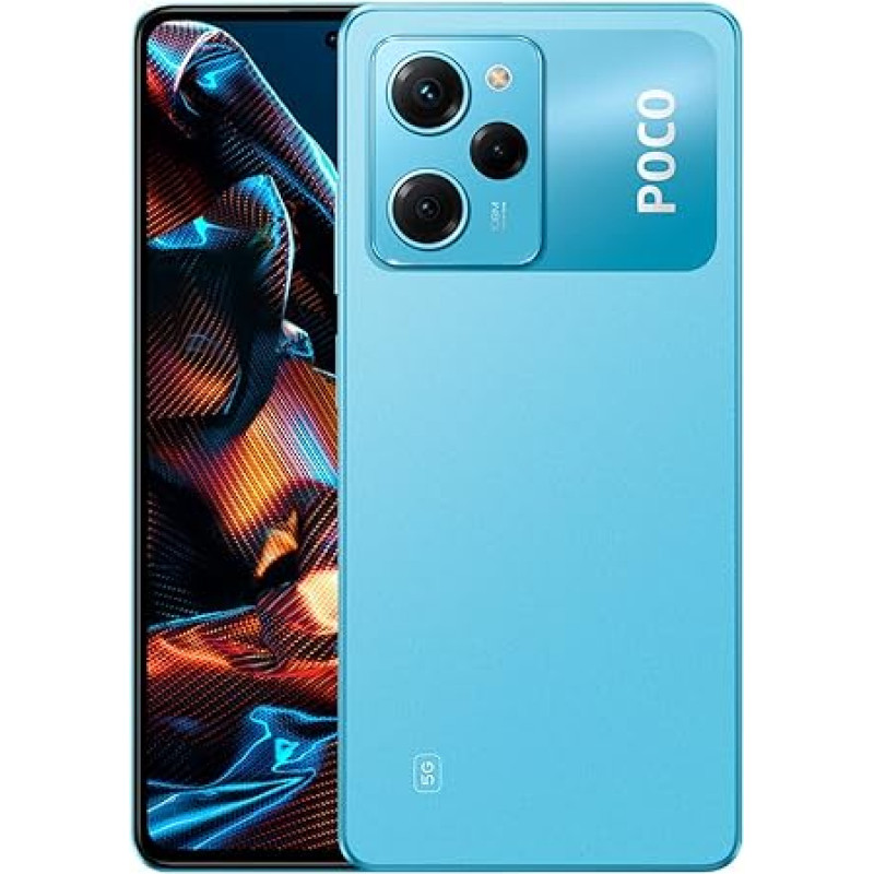 Xiaomi Poco X5 Pro 5G 128GB Mobile Phone, Blue, Dual SIM, Android 12