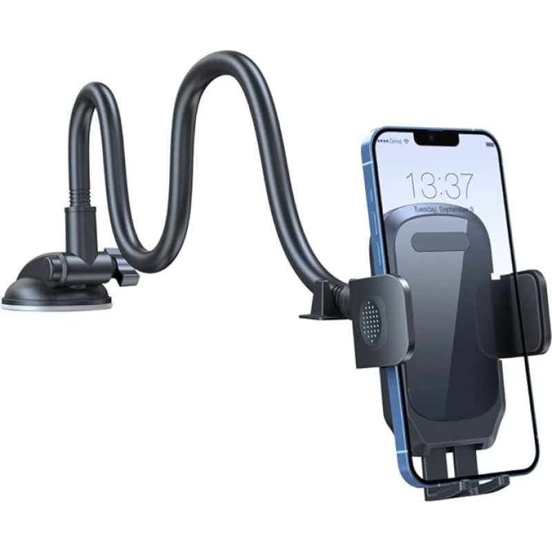 Cricia Car Phone Holder, Phone Holder for Car, Suction Cup for Windshield, Phone Holder for Truck, Long Arm for Windshield