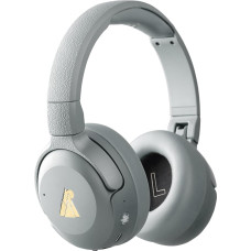 POGS Wireless Bluetooth Over-Ear Noise Cancelling Headphones | The Turtle | Foldable Robust Headphones | Volume Limit 85 dB | Microphone | Wireless Music Sharing Function (rGrey)