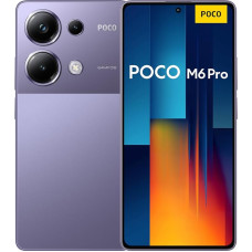 Xiaomi Poco M6 Pro Smartphone, 12 + 512 GB Mobile Phone Without Contract, 120 Hz 6.67 Inch AMOLED DotDisplay, 64 MP OIS Triple Camera, 5000 mAh, 67 W Turbo Charge, Dual SIM, Purple