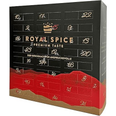 Royal Spice Spice Advent Calendar 2024 – Christmas Calendar Spices with 24 High-Quality Spice Mixes & Spice Samples – Novelties & Popular Classics to Give as a Gift and Enjoy Yourself.