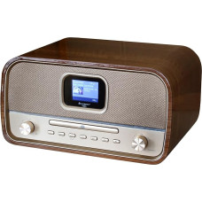 Soundmaster DAB970BR1 Retro Compact Stereo System with CD Player Radio DAB+ FM MP3 USB Bluetooth Streaming Colour Display