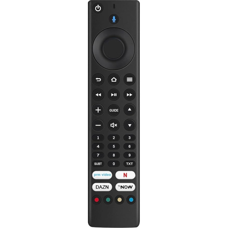 ALLIMITY ALD 187R Voice Remote Control Replacement for Grundig Fire TV Edition 43GUB7065 49GUB7065 49GUB7066 43VLX7010 43VLX7020 49GUB7060 49GUB706206206 49VLXX 7010 49VLX7020 55GUB7060 55GUB7062