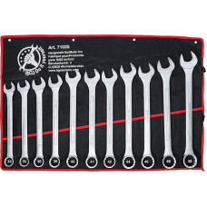 BGS Diy 71025 Atvirų veržliarakčių rinkinys XXL SW 34 - 50 mm 11 dalių