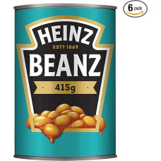 Heinz Beanz Baked Beans - Baked Beans in Tomato Sauce - 6 x 415ml