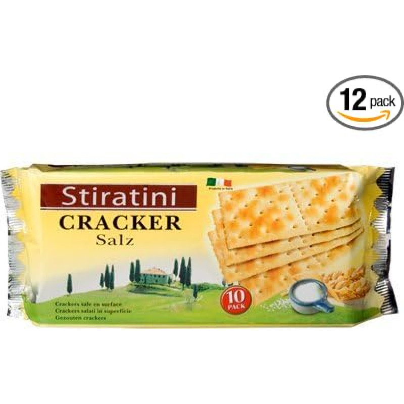 Stiratini Crackers Salted Pack of 12 (12 x 250 g)
