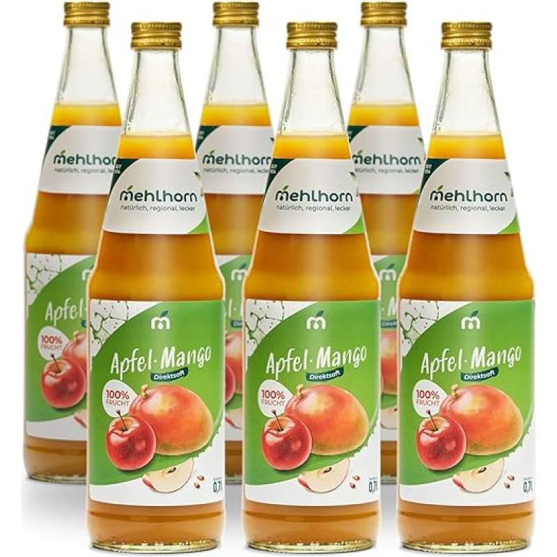 Miltų ragas Obuolių ir mangų sultys (6 x 0,7 l)