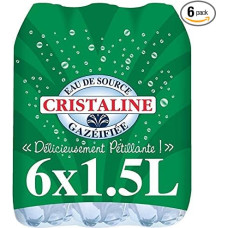 Cristaline Quellwasser, Wassersprudel, 6 x 1,5 l, Preis pro Stück