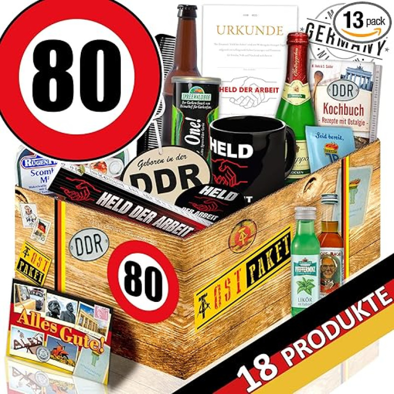 Vyriškas rinkinys DDR / Vyriška dovana DDR / Gimtadienis 80 / Dovana tėvui