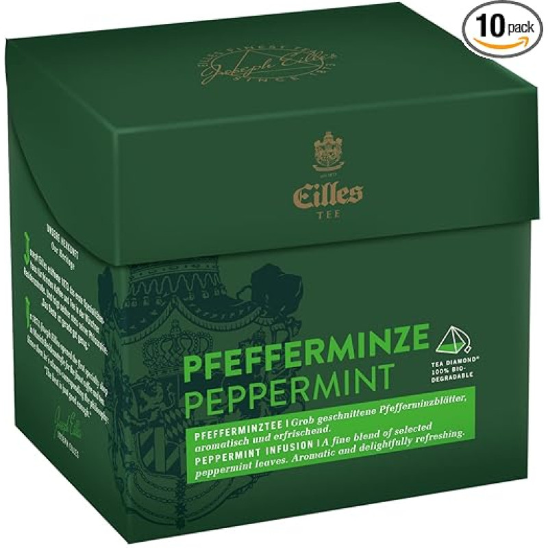 Tea Diamonds Peppermint by Eilles, Box of 10 x 20
