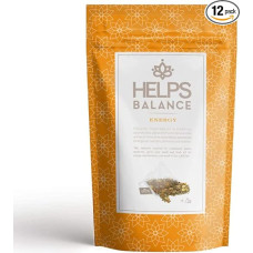 HELPS INFUSIONEN Ajurvedos vaisių užpilas su bazilikais, apelsinais, ananasais, obuoliais ir morkomis. Energizuojantis 12 piramidžių