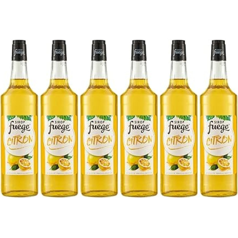 Sirop Fuego Citron 6 x 1 Litre