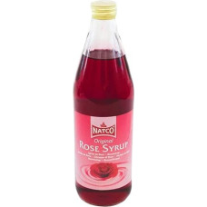 Natco Rose Syrup | Vegetarian | Gluten Free (GF) | Pour Over Ice | 725 ml Bottle