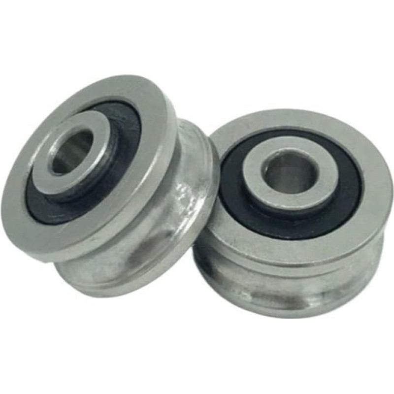 PRNDKYQZ 10 Stück U-Nut-Lager, Typ SG20, hauptsächlich verwendet for 8-mm-Linearführungen, 3D-Druckerteile, Automatisierungsgeräte usw.(Bearing)