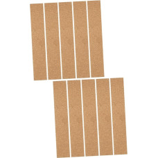 NUOBESTY 2 rinkiniai biuletenių stendai Kork Bord Streifen Atmintinė lenta Streifen Selbst-adhesive 5 Stücke * 2